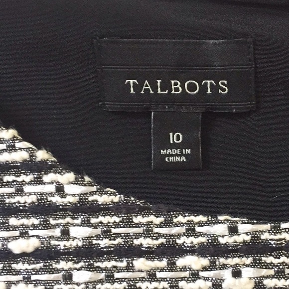 Talbots Metallic Weave Top - Picture 2 of 8